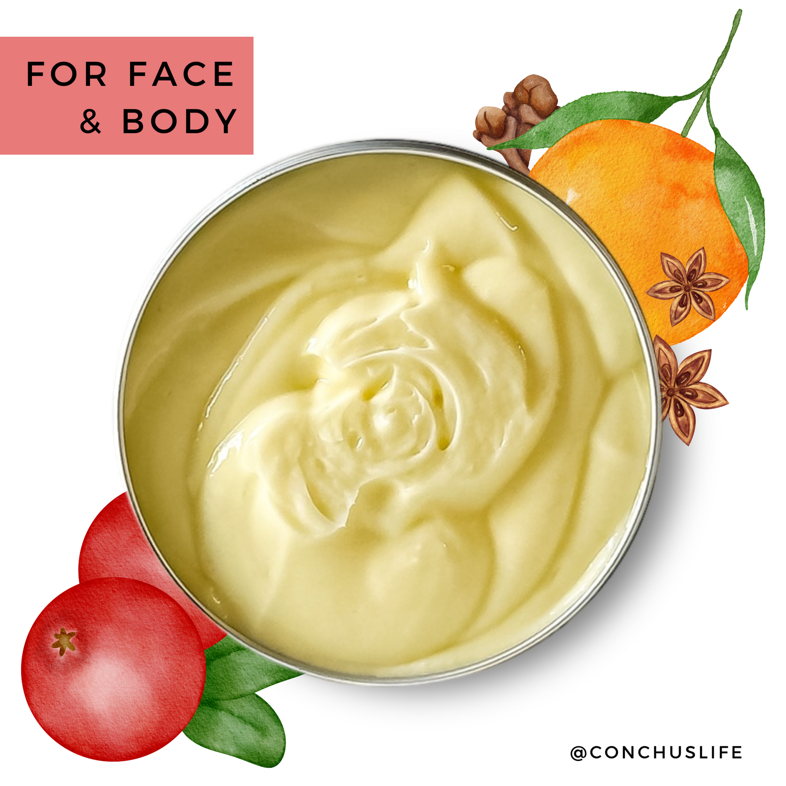 Merry Light Cream - Festive Face & Body Moisturising Cream