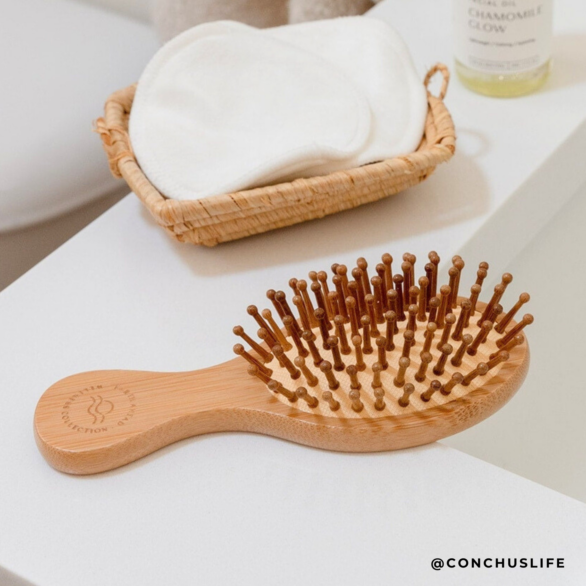 Small Bamboo Hairbrush