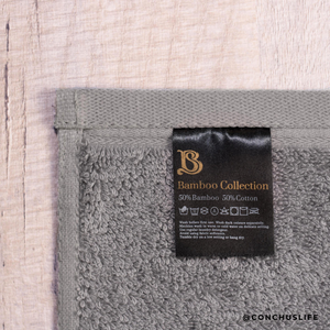 Bamboo Face Cloth - Light Grey