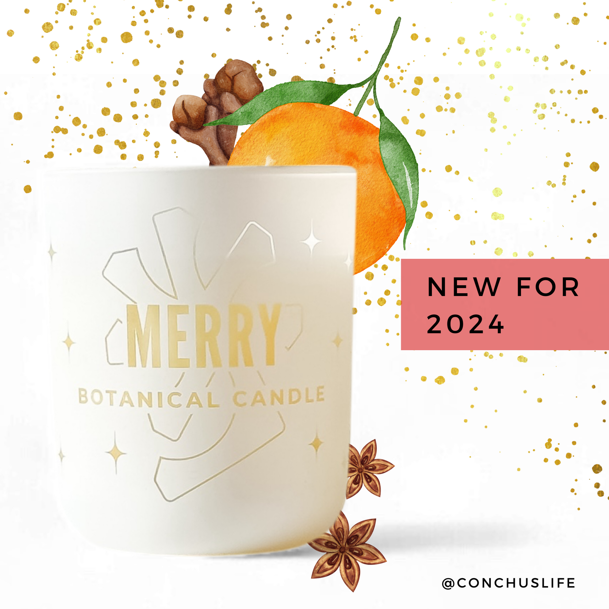 Merry Botanical Candle