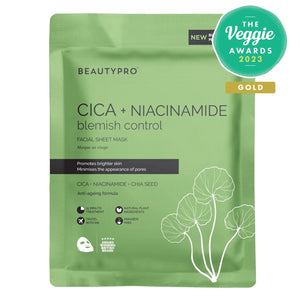 CICA + NIACINAMIDE Blemish Control Mask - 100% Biodegradable