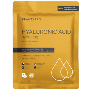 HYALURONIC ACID Hydrating Sheet Mask - 100% Biodegradable