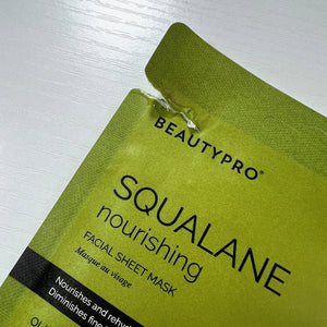 SQUALANE Nourishing Sheet Mask - 100% Biodegradable, Vegan