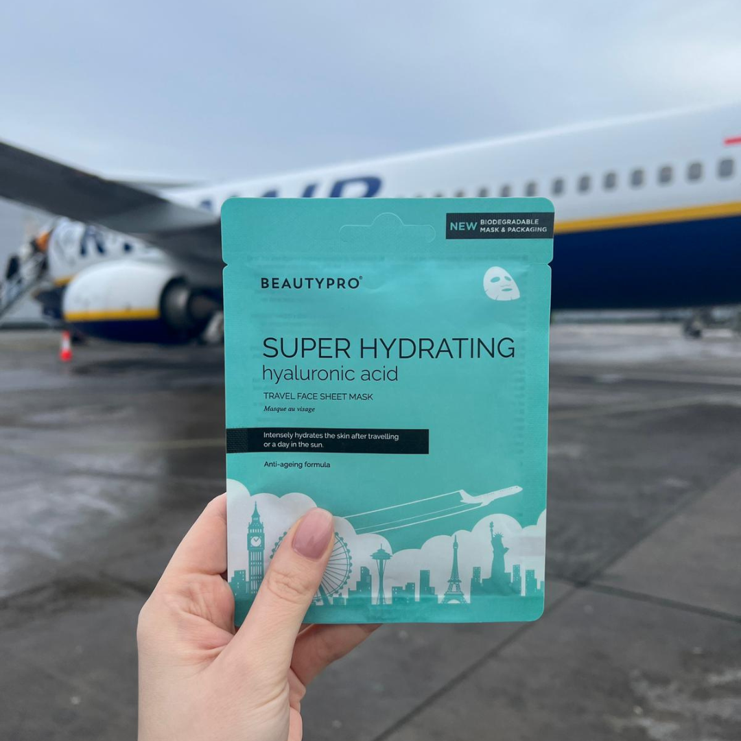 SUPER HYDRATING Travel Sheet Mask - 100% Biodegradable