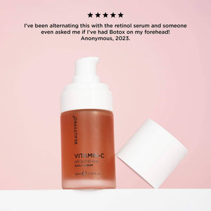 BEAUTYPRO Vitamin C 10% serum five star customer review — brightening daily face serum for even skin tone