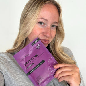 BAKUCHIOL Natural Retinol Facial Sheet Mask - 100% Biodegradable