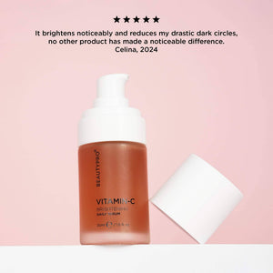 BEAUTYPRO Vitamin C serum five star rated — customer review brightening daily face serum UK