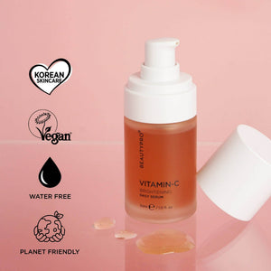 BEAUTYPRO Vitamin C 10% serum — Korean made, vegan, water-free and planet-friendly brightening face serum